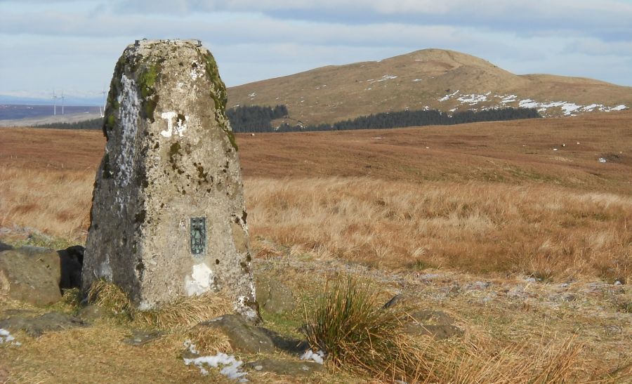 Meikle Bin from the Trig Point on Cort-ma Law on the Campsie Fells