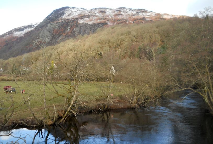 Craigmore from River Forth on outskirts of Aberfoyle