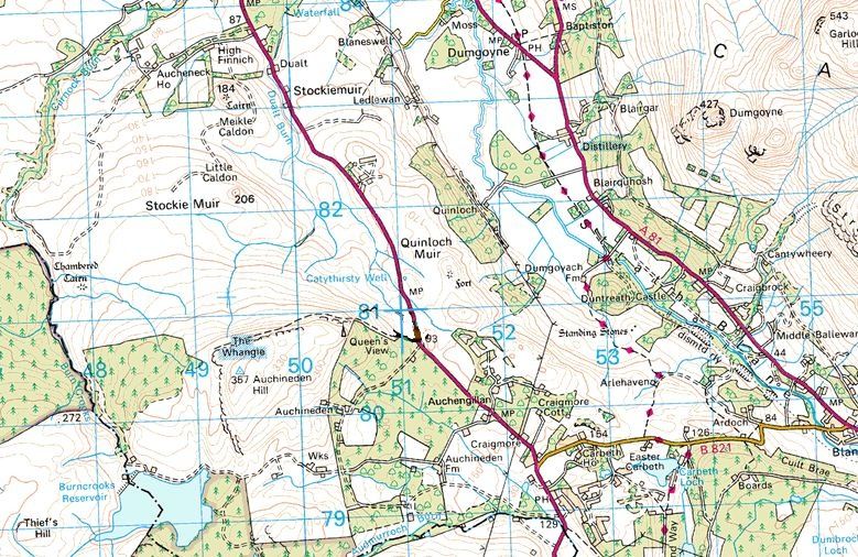 Map of Quinloch Muir