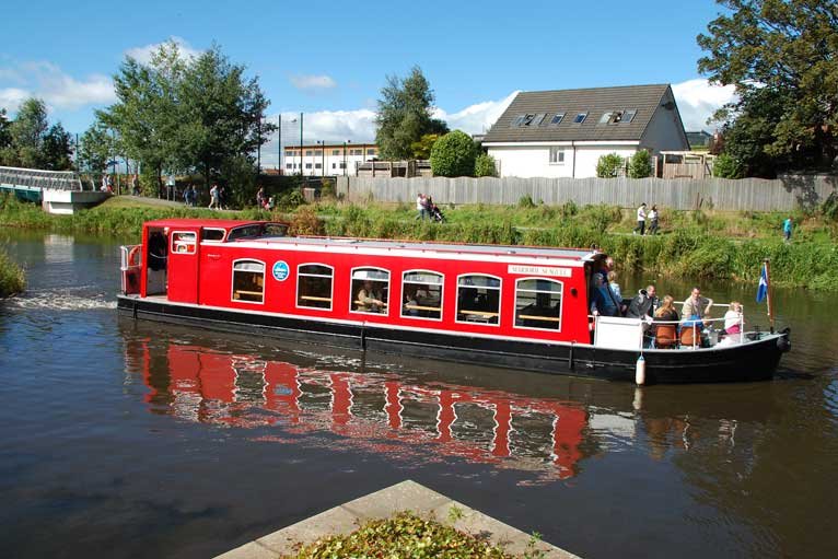 Cruise Boat on the Forth & Clyde Canal