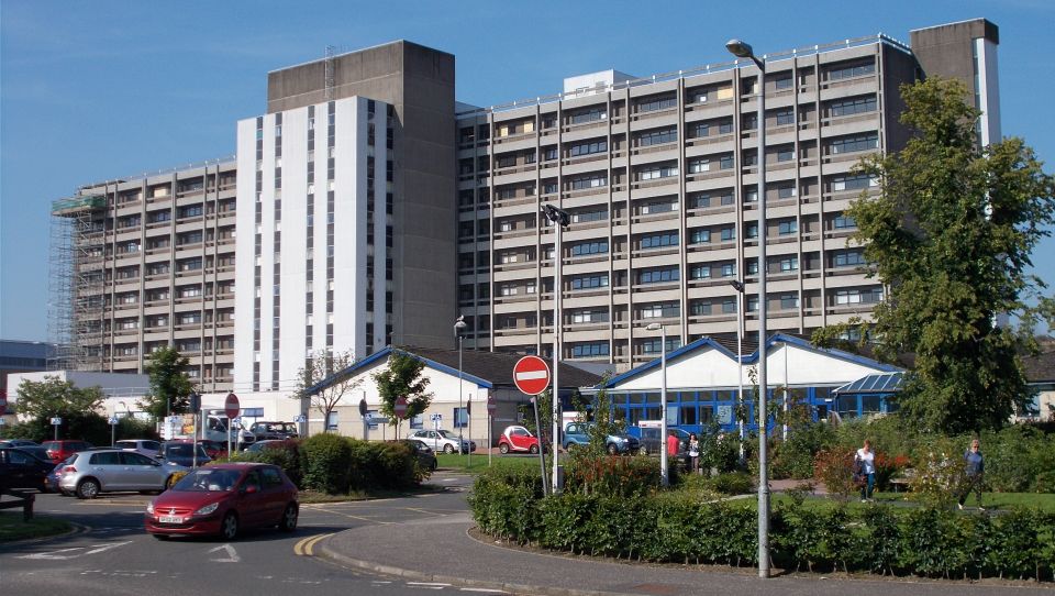 Gartnavel Hospital adjacent to Bingham's Pond