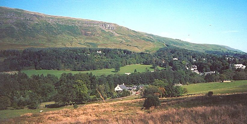 Strathblane beneath the Campsie Fells