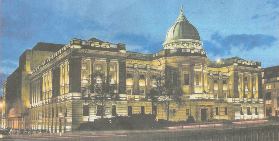 Mitchell Library illuminated at night