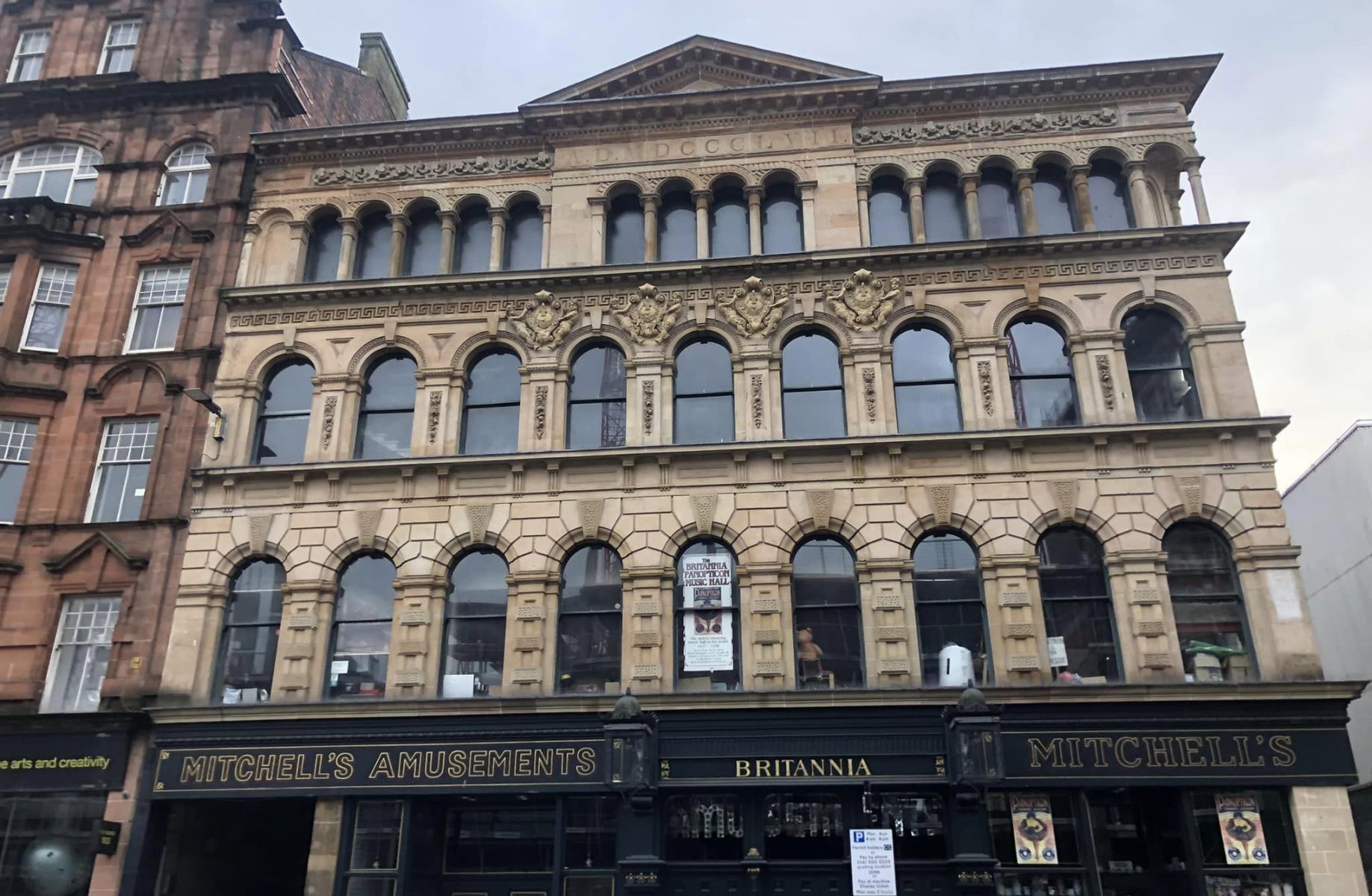 Building in Trongate in Glasgow