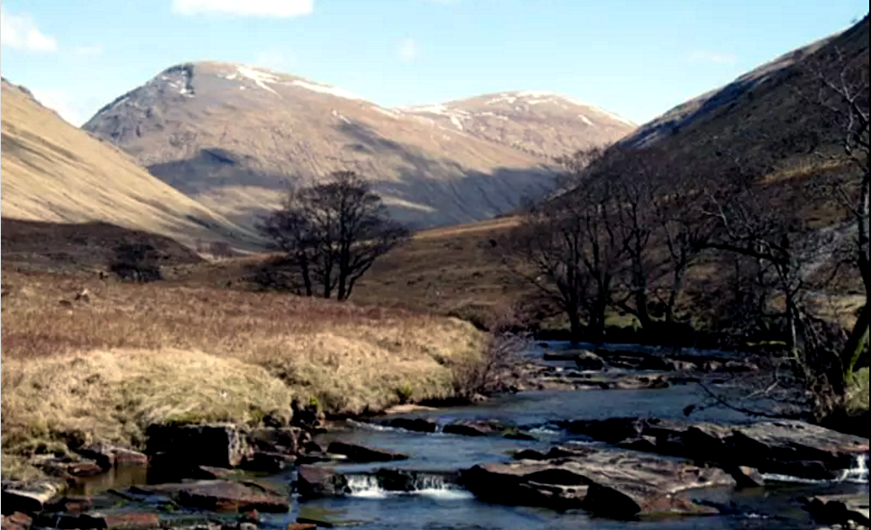 Beinn Mhanach above Auch Glean