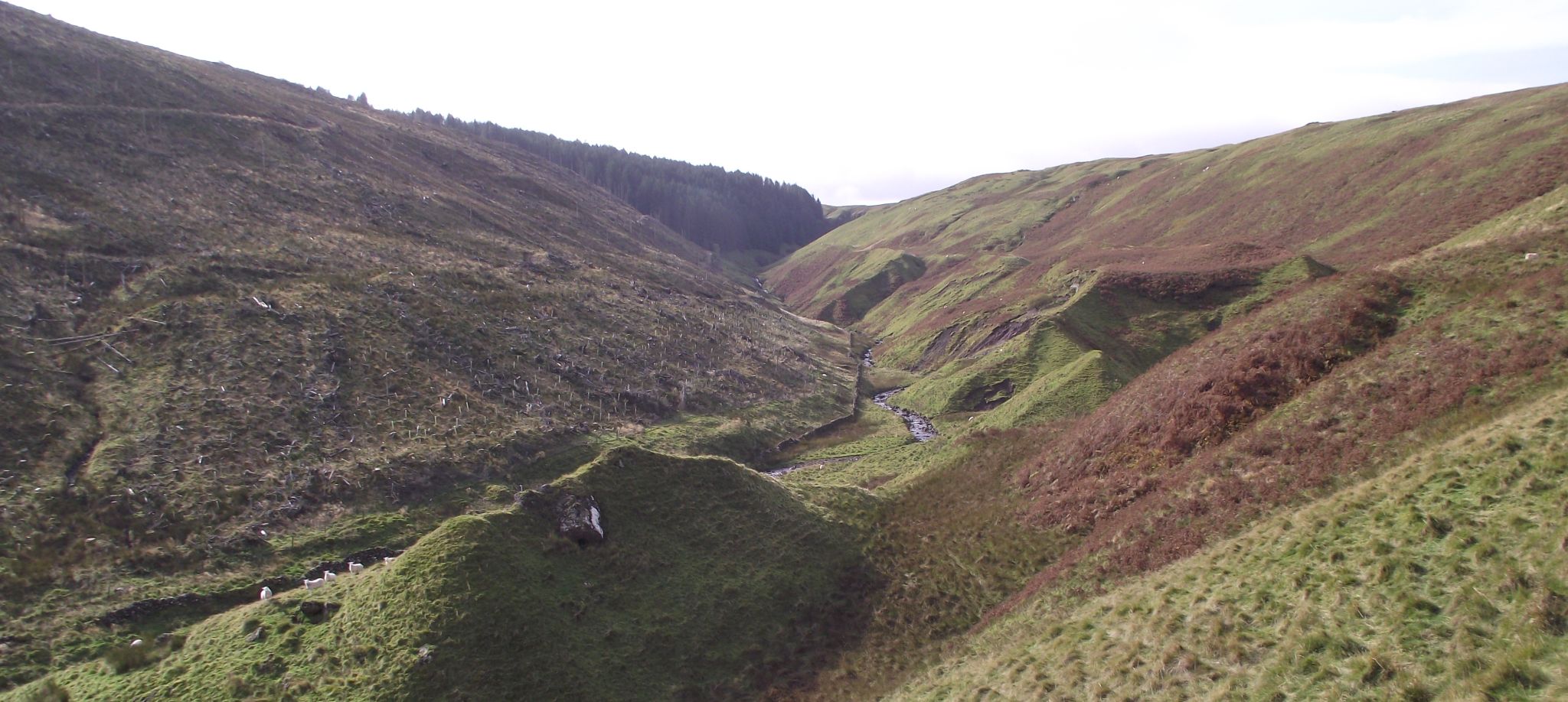 Approach to the Hole of Kalrine in Gonachan Glen