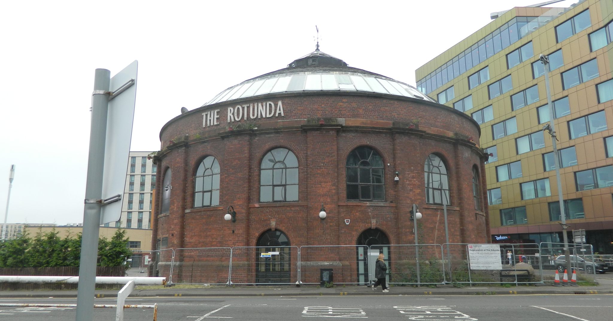 The Rotunda on the north side of the River Clyde