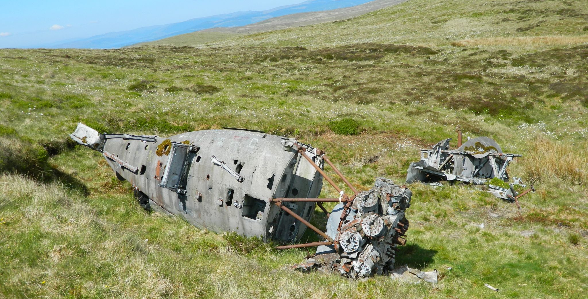 Aircraft wreckage on Irish Law