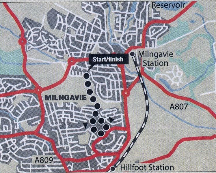 Map of Craigdhu Wedge