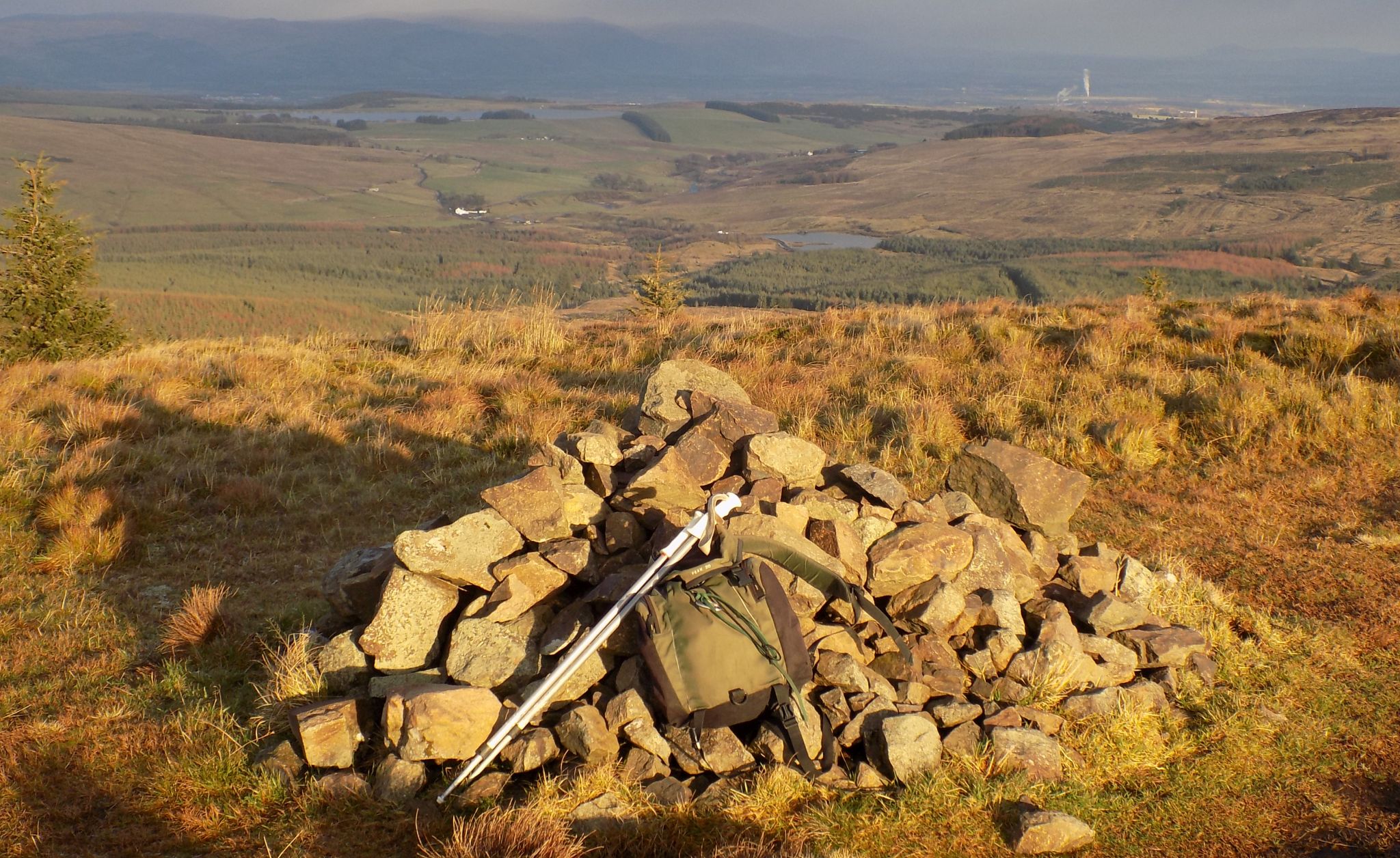 View to NE from Tomtain