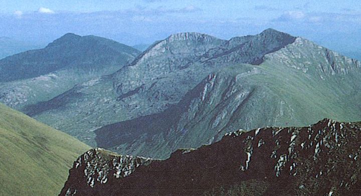 Spidean Mialach and Gleouraich in Knoydart