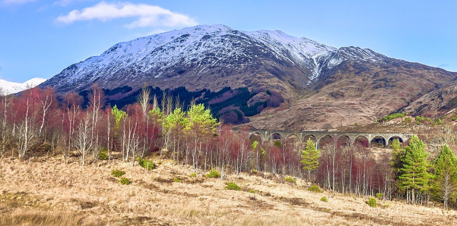 Hills above Glenfinnan Viaduct