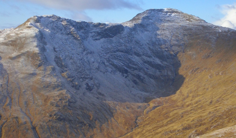 Sgurr nan Coireachan to the north of Glenfinnan in Lochaber in Western Scotland