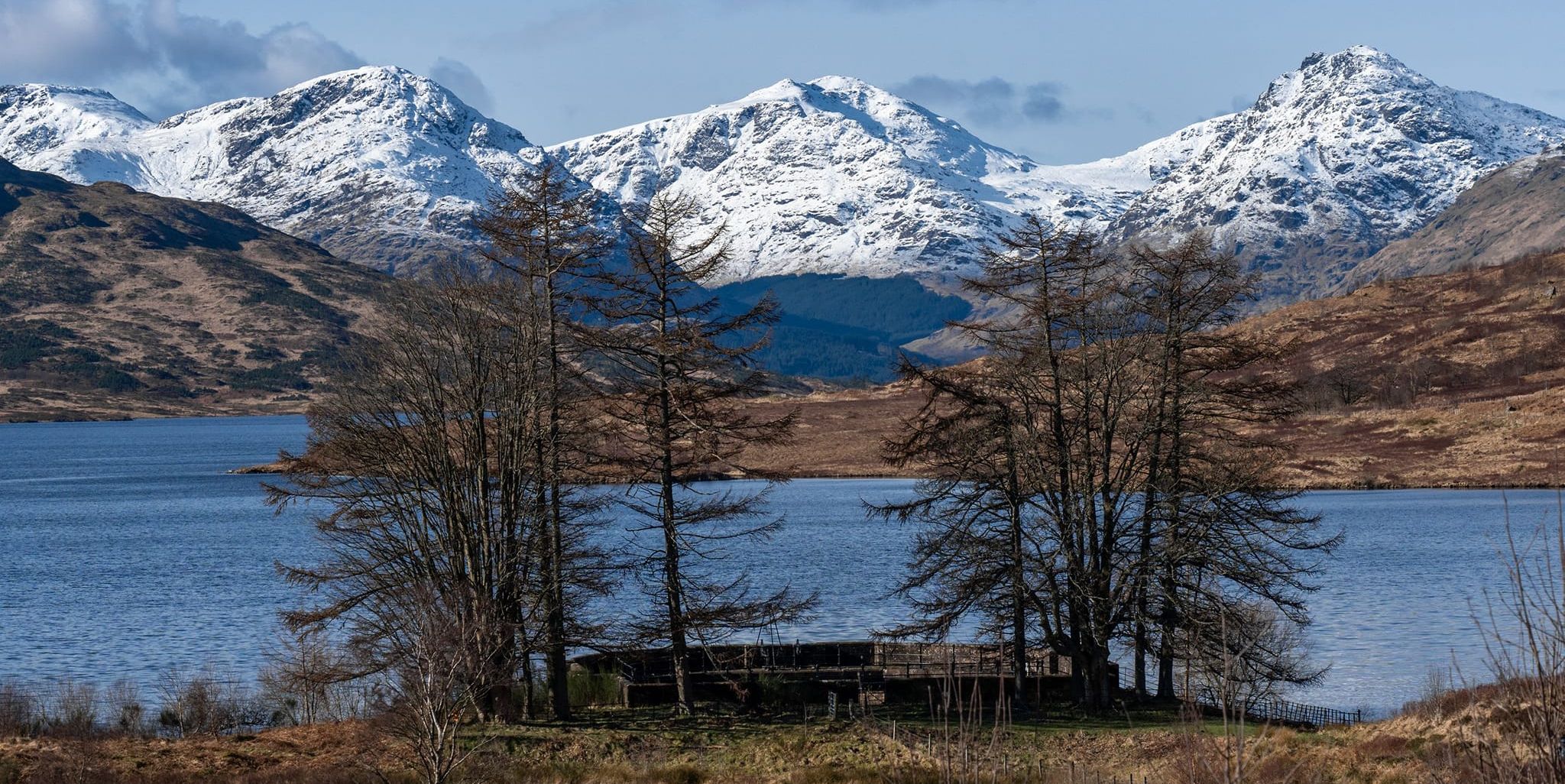 Arrochar Alps above Loch Arklet