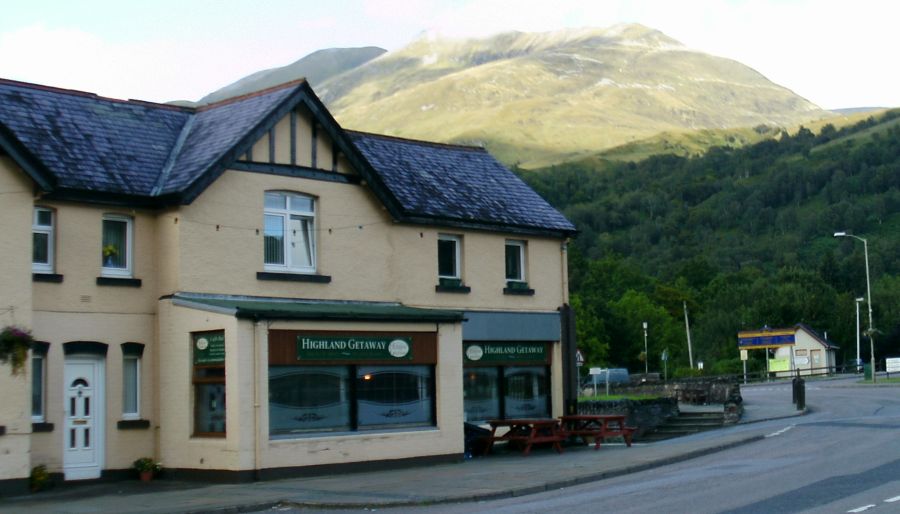 Kinlochleven beneath The Mamores