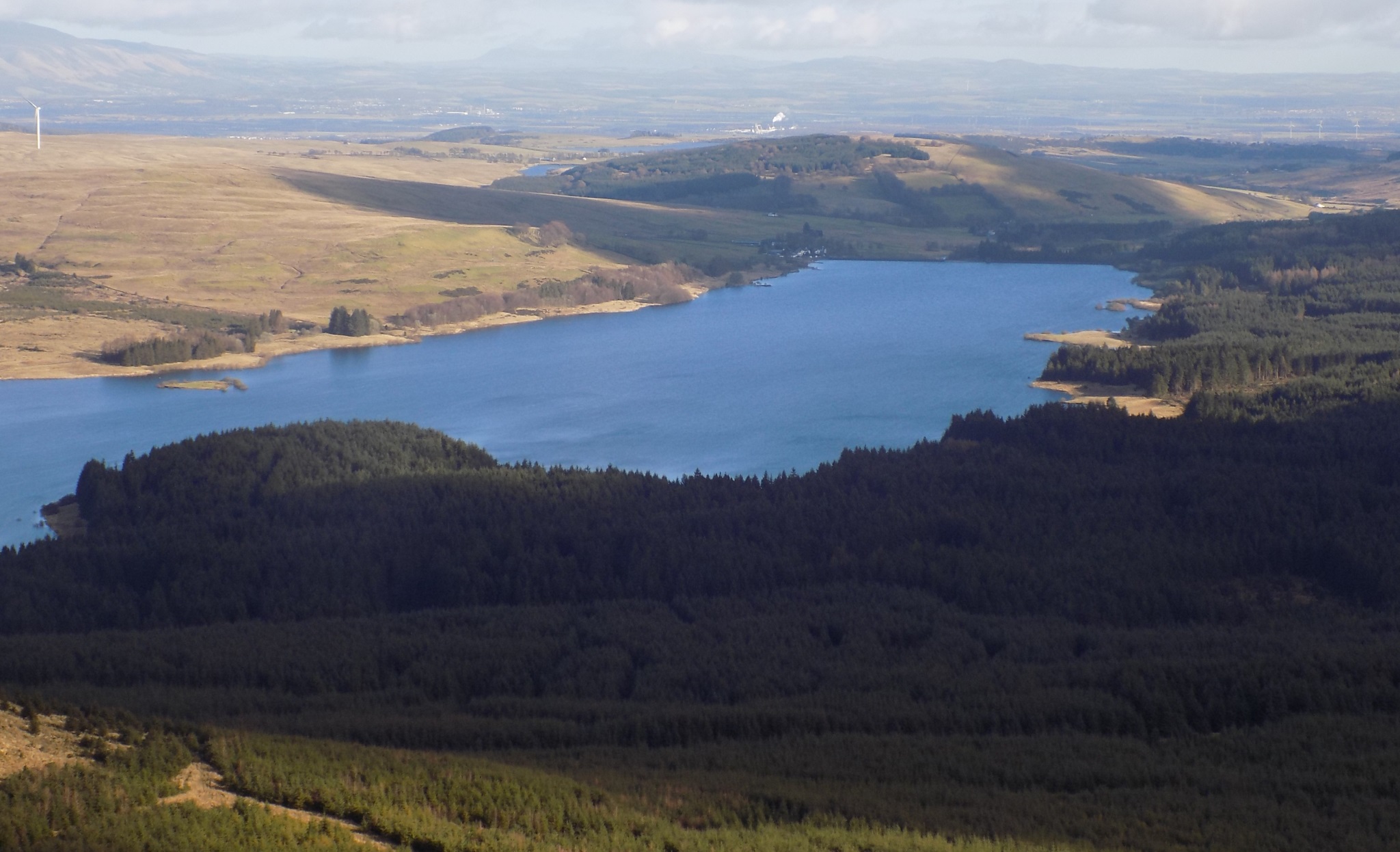 Carron Valley Reservoir from Meikle Bin