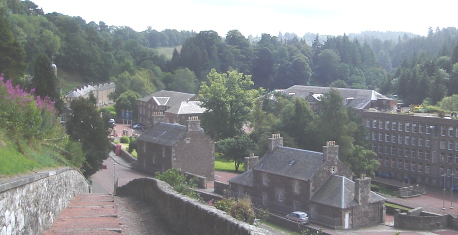 New Lanark on River Clyde in Scotland