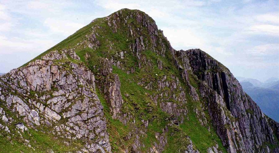 Summit of Ciste Dhubh in North Glen Shiel