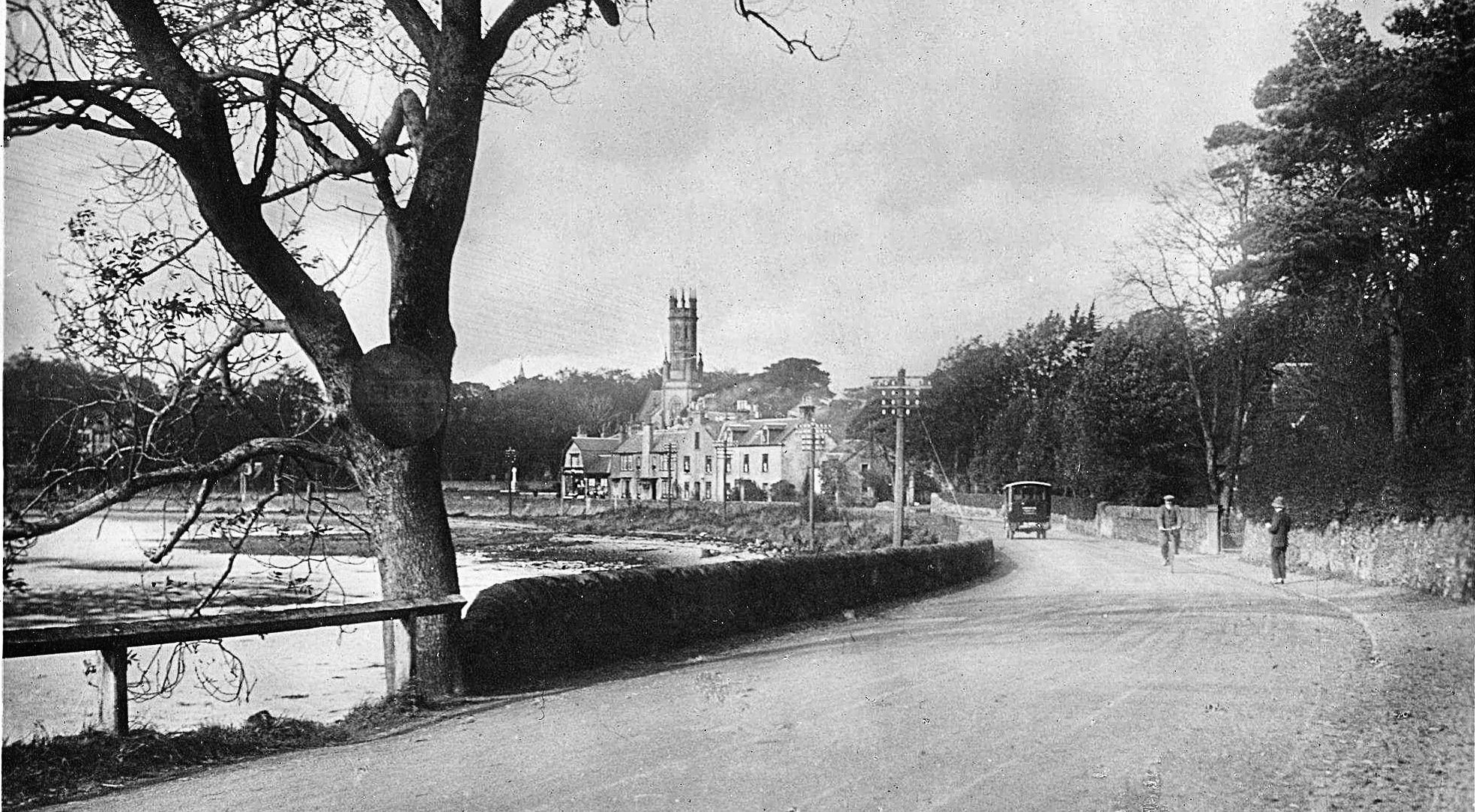 Old photo of Rhu on the Firth of Clyde