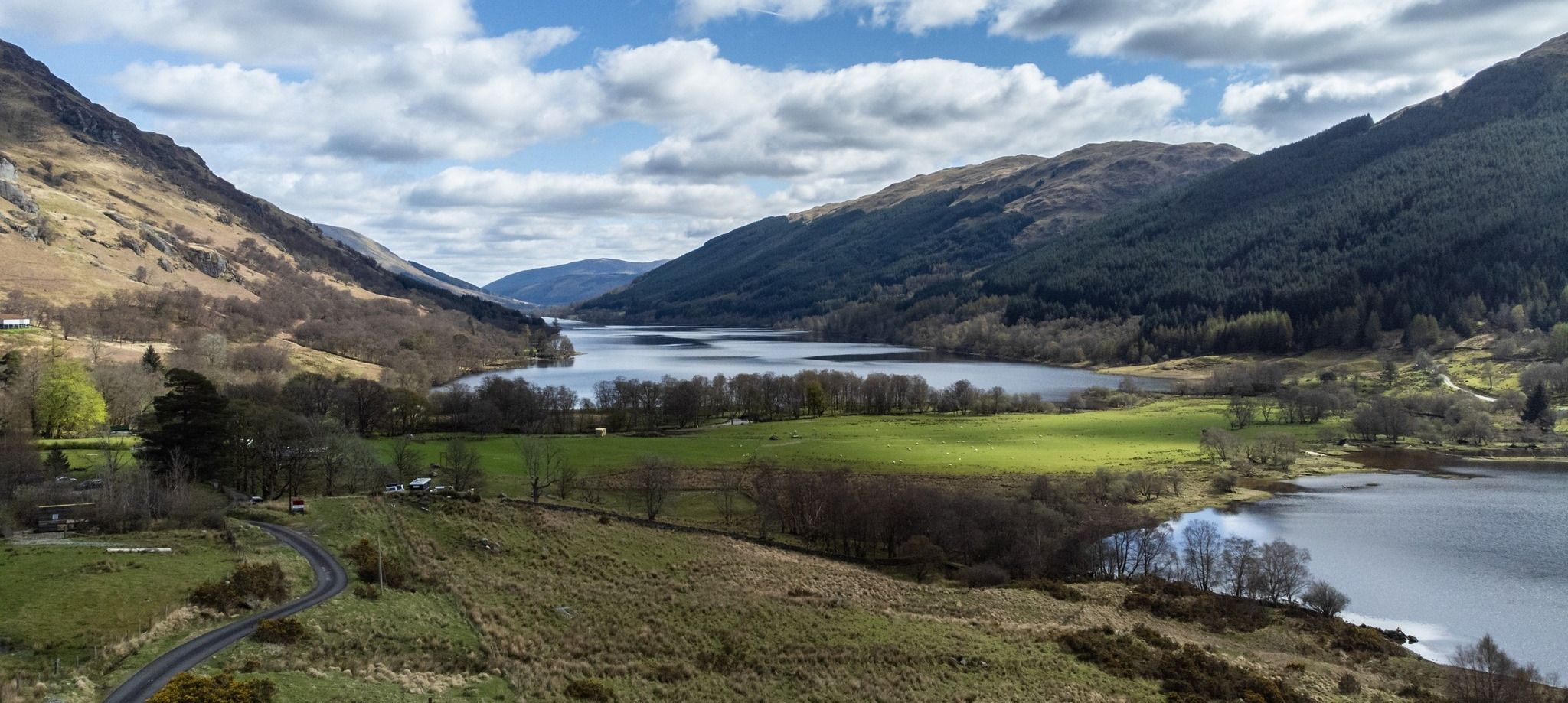 Loch Voil and Loch Doine