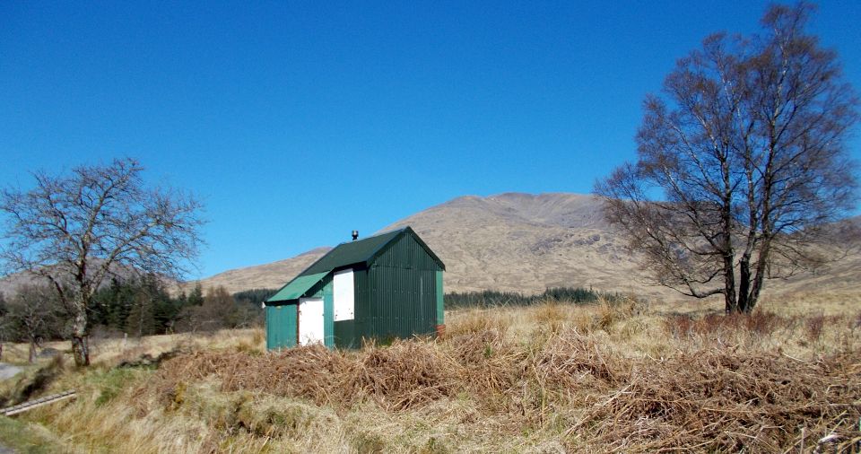 The former schoolhouse beneath Stob Ghabhar