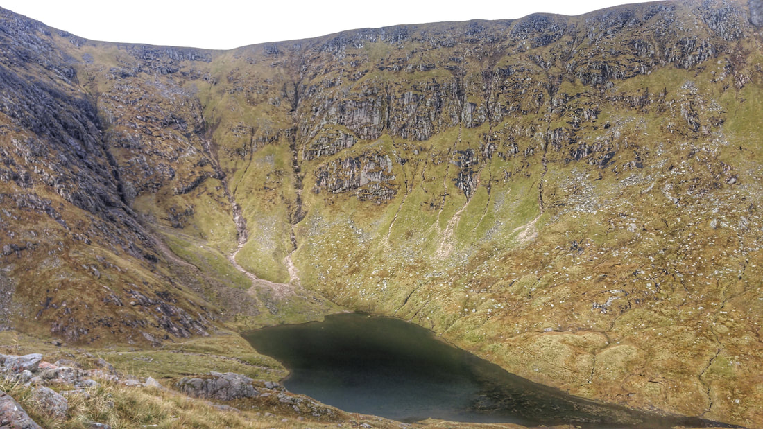 Correin Lochain beneath Sron na Giubhas ridge of Stob Ghabhar