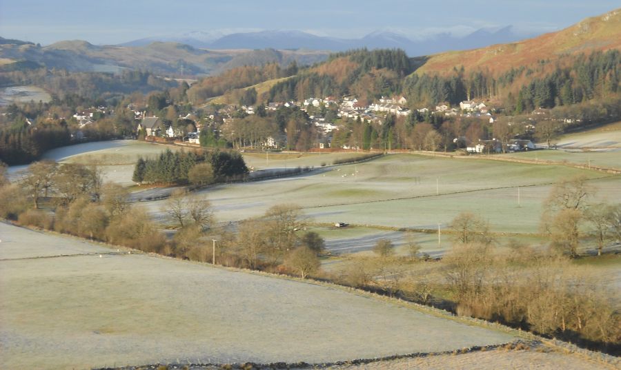 Strathblane village from Dunglass ( 501ft )