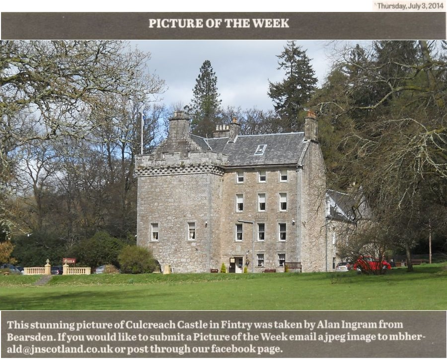 Culcreuch Castle at Fintry