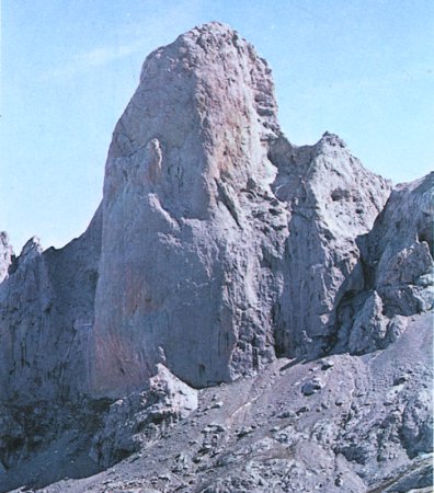 Naranjo de Bulnes in Picos de Europa in Northern Spain