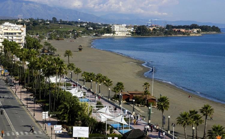 Estepona on the Costa del Sol in Southern Spain