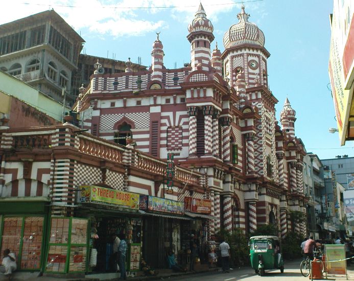 Jami Ul Alfar Mosque in Colombo City