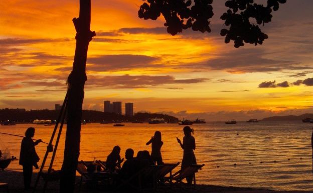 Sunset at Pattaya