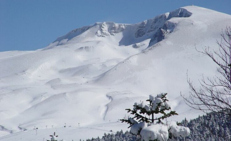 Mount Uludag ( Mount Olympus ) in Turkey