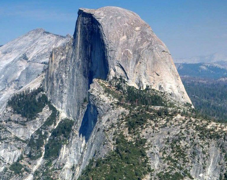 Half Dome in Yosemite Valley National Park in California